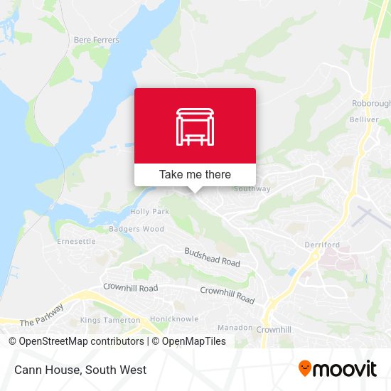 Cann House map