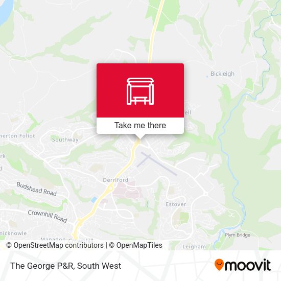 The George P&R map