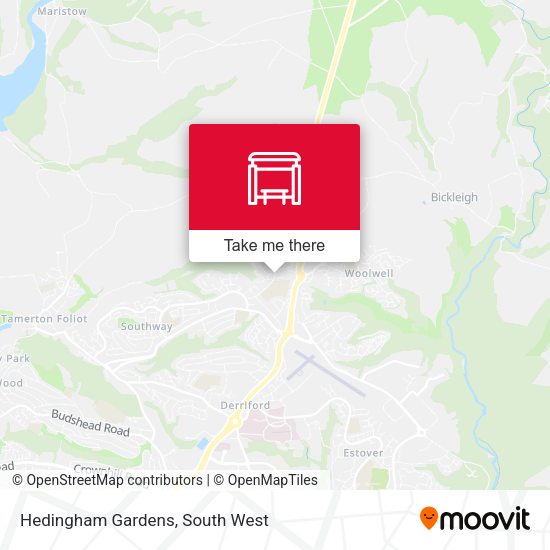 Hedingham Gardens map