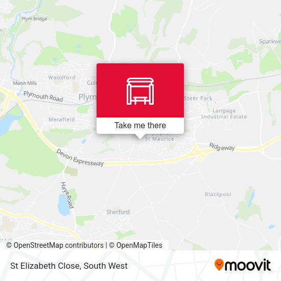 St Elizabeth Close map