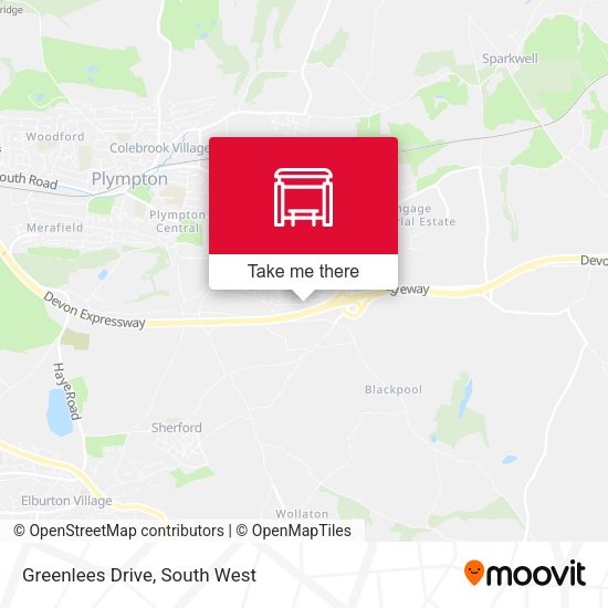 Greenlees Drive map