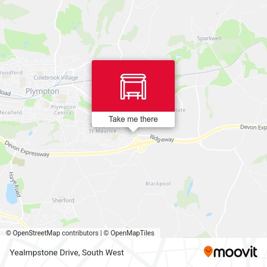 Yealmpstone Drive map