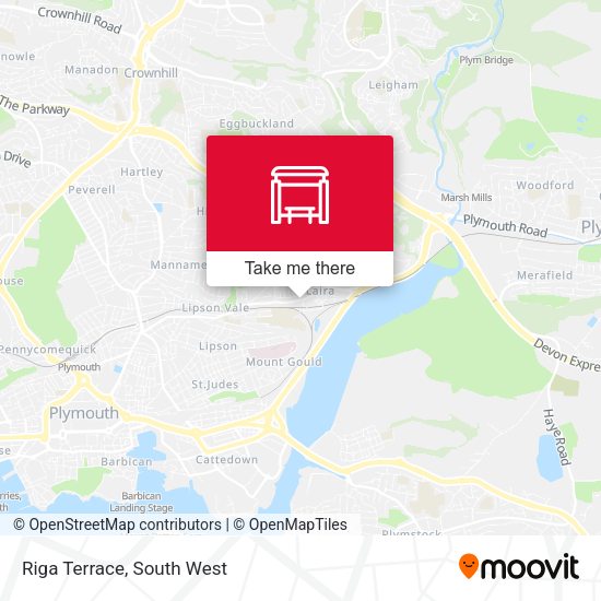 Riga Terrace map
