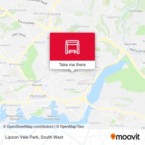 Lipson Vale Park map