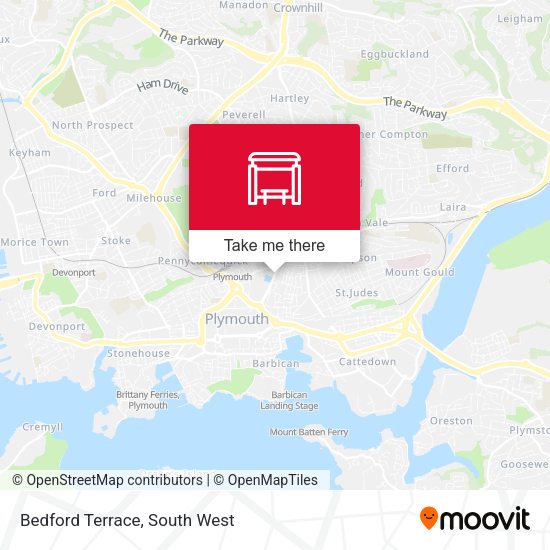 Bedford Terrace map