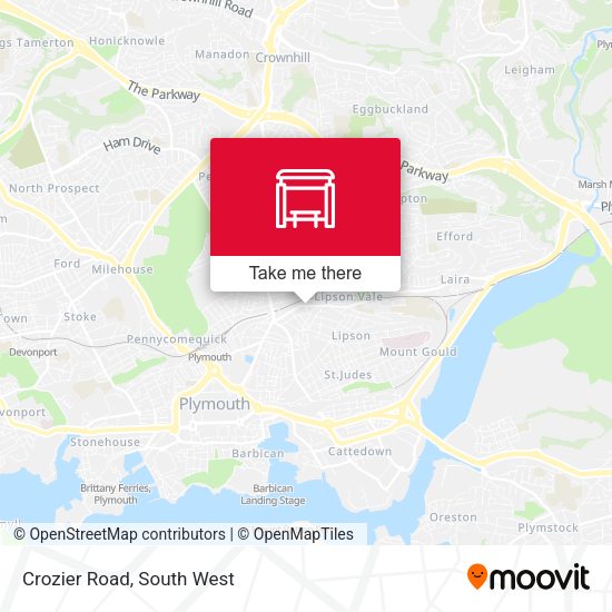 Crozier Road map