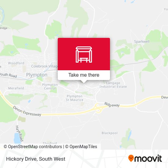 Hickory Drive map