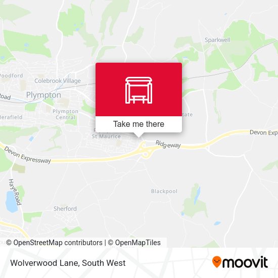 Wolverwood Lane map