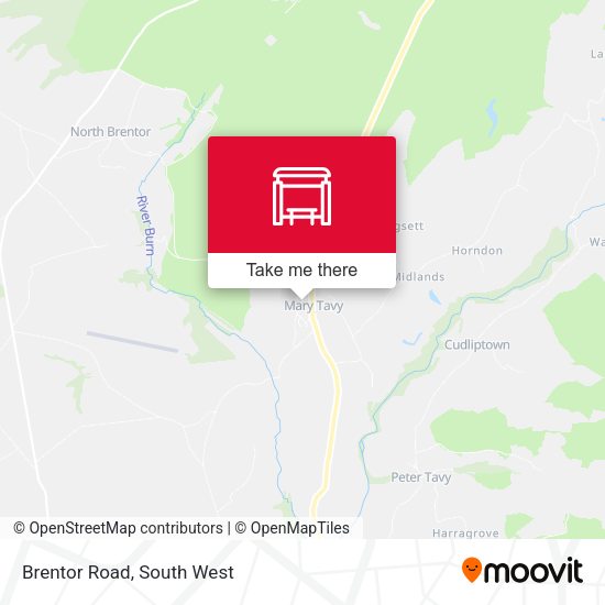 Brentor Road map