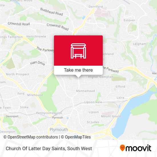 Church Of Latter Day Saints map