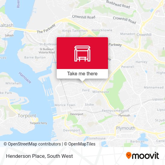 Henderson Place map