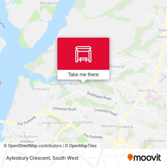 Aylesbury Crescent map