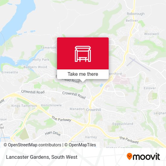 Lancaster Gardens map