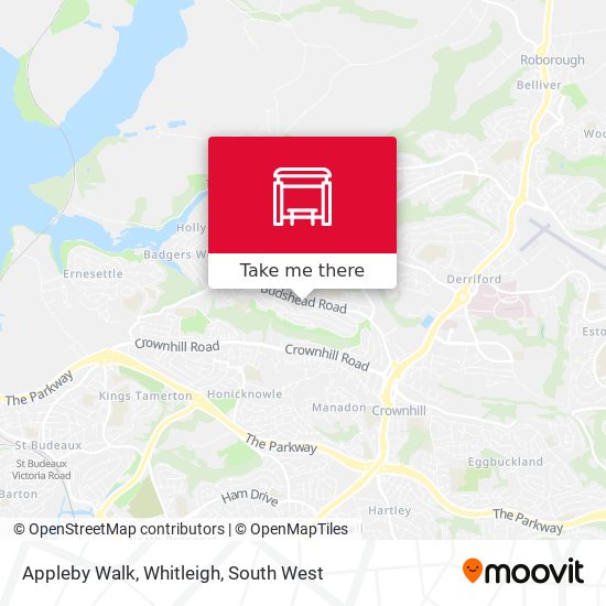 Appleby Walk, Whitleigh map