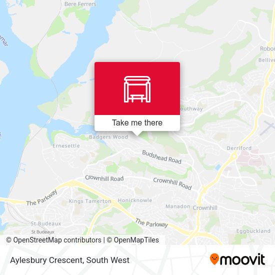 Aylesbury Crescent map