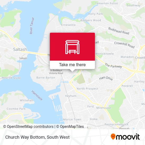 Church Way Bottom map