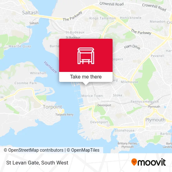 St Levan Gate map