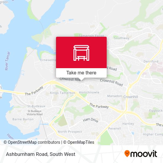 Ashburnham Road map
