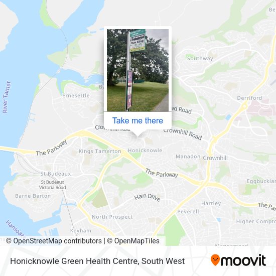 Honicknowle Green Health Centre map