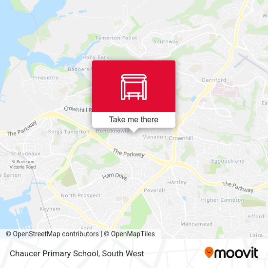 Chaucer Primary School map