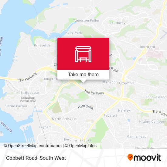 Cobbett Road map