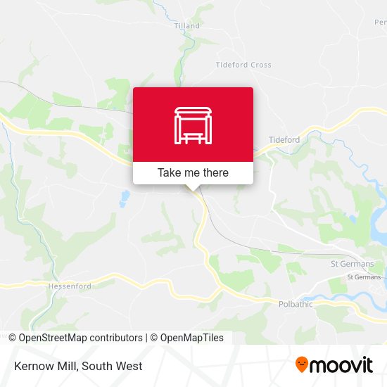 Kernow Mill map