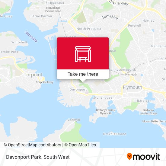 Devonport Park map