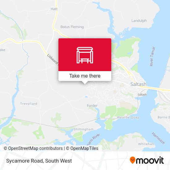 Sycamore Road map