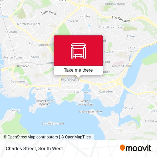 Charles Street map