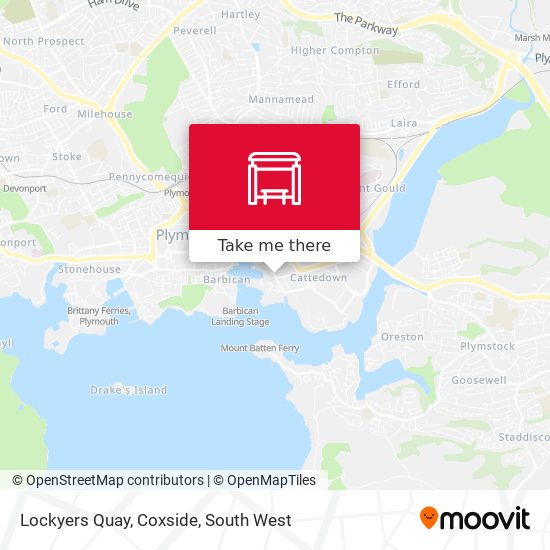 Lockyers Quay, Coxside map