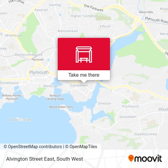 Alvington Street East map