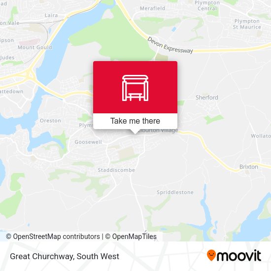 Great Churchway map