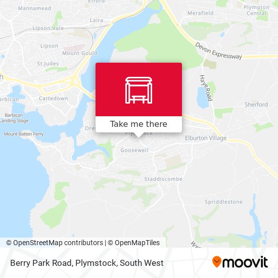 Berry Park Road, Plymstock map
