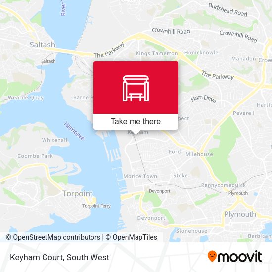 Keyham Court map
