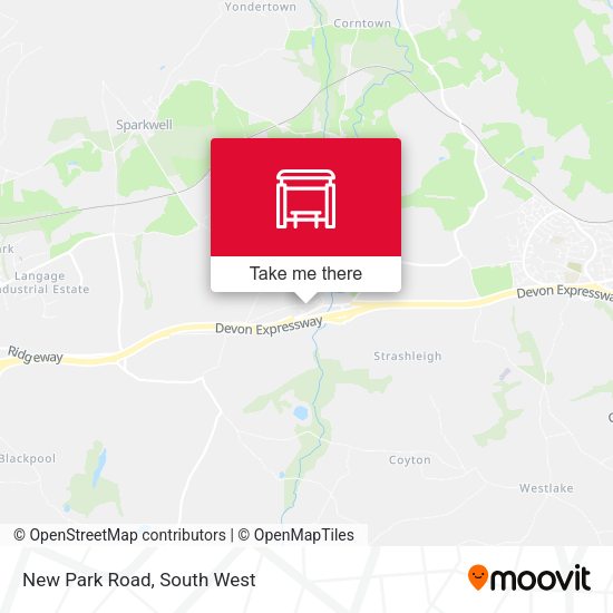 New Park Road map