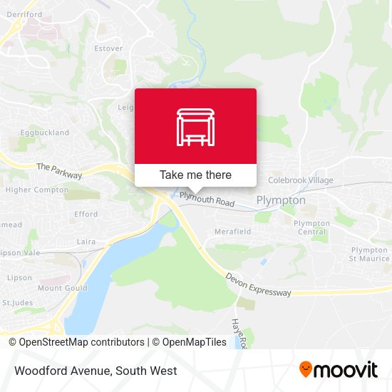 Woodford Avenue map