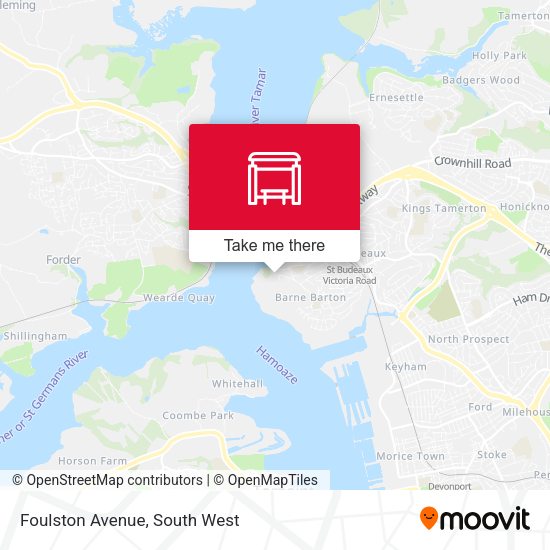Foulston Avenue map