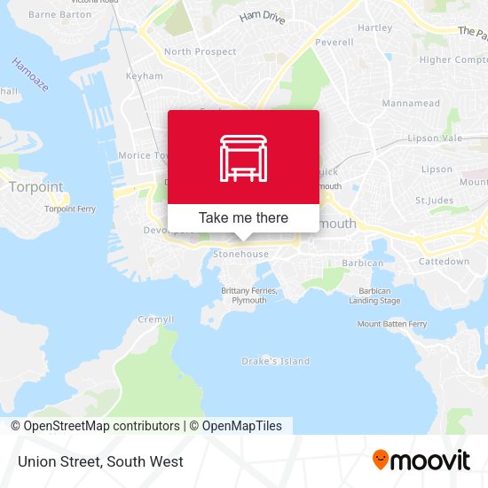 Union Street map