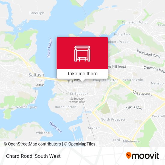 Chard Road map