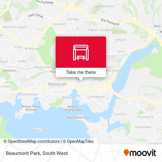 Beaumont Park, St Judes map