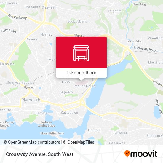 Crossway Avenue map