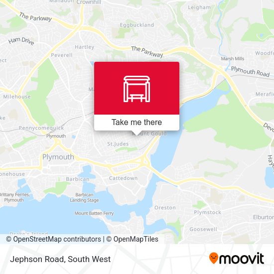 Jephson Road map