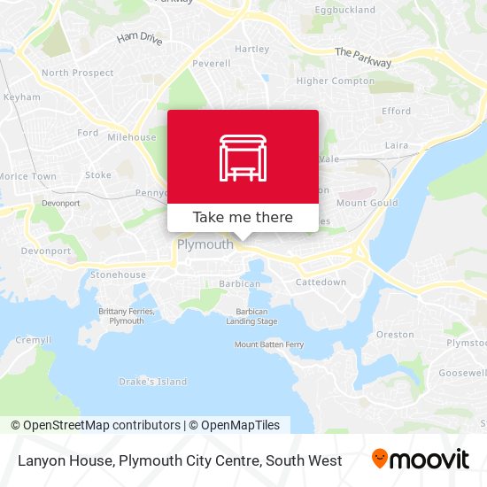 Lanyon House, Plymouth City Centre map