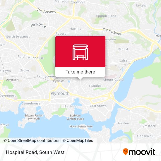 Hospital Road map