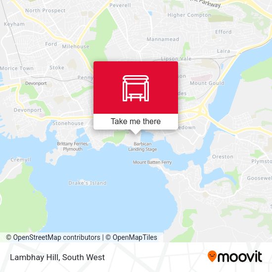 Lambhay Hill map