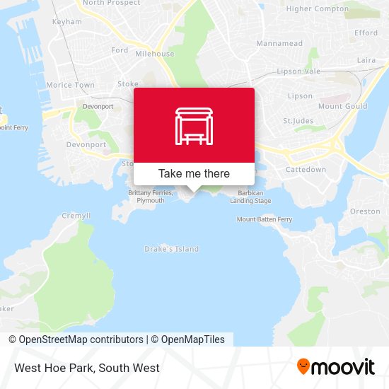 West Hoe Park map