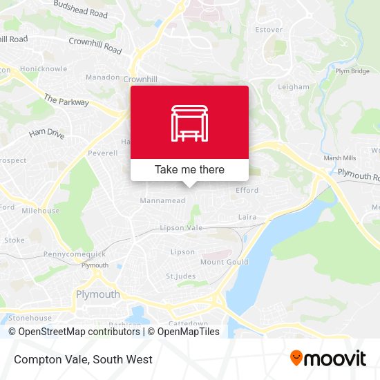 Compton Vale map
