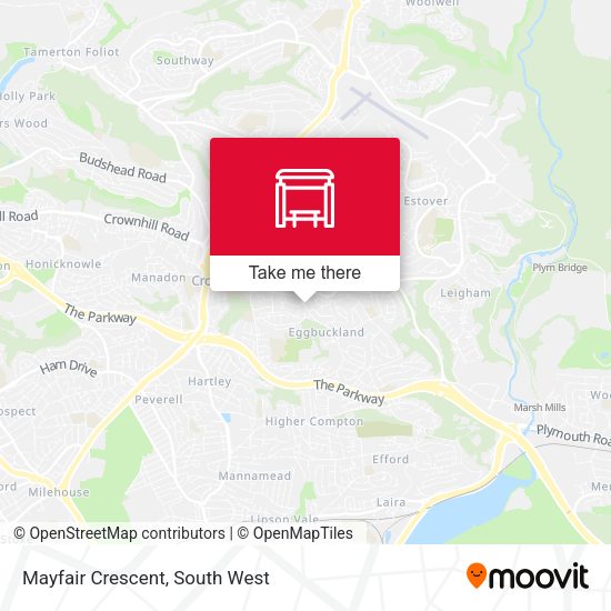 Mayfair Crescent map