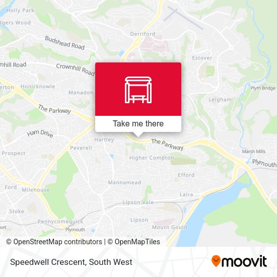 Speedwell Crescent map