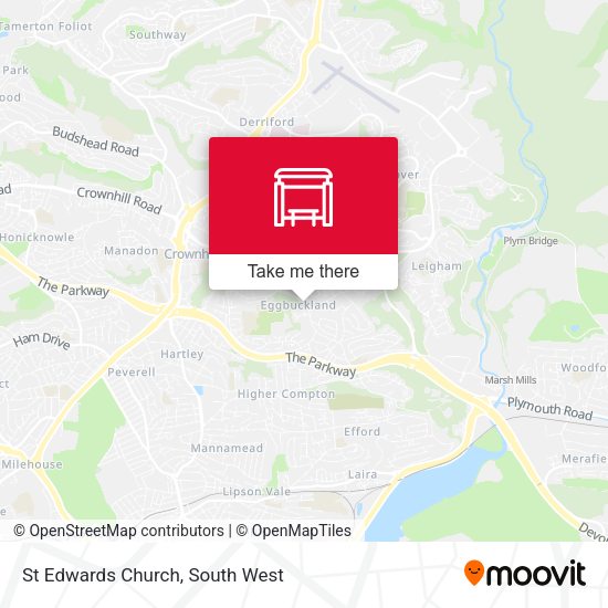 St Edwards Church map